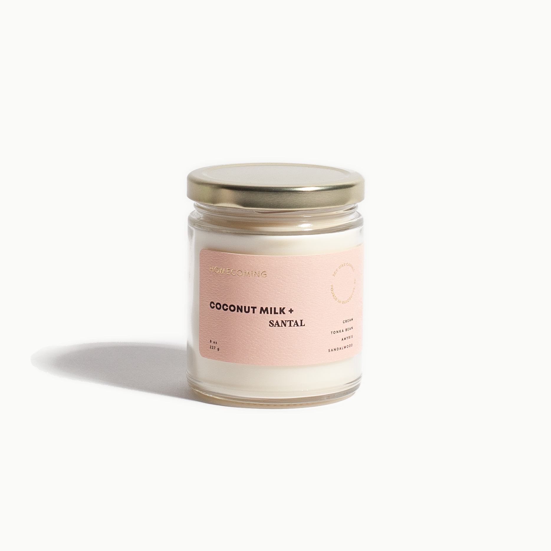 Coconut Milk + Santal Candle