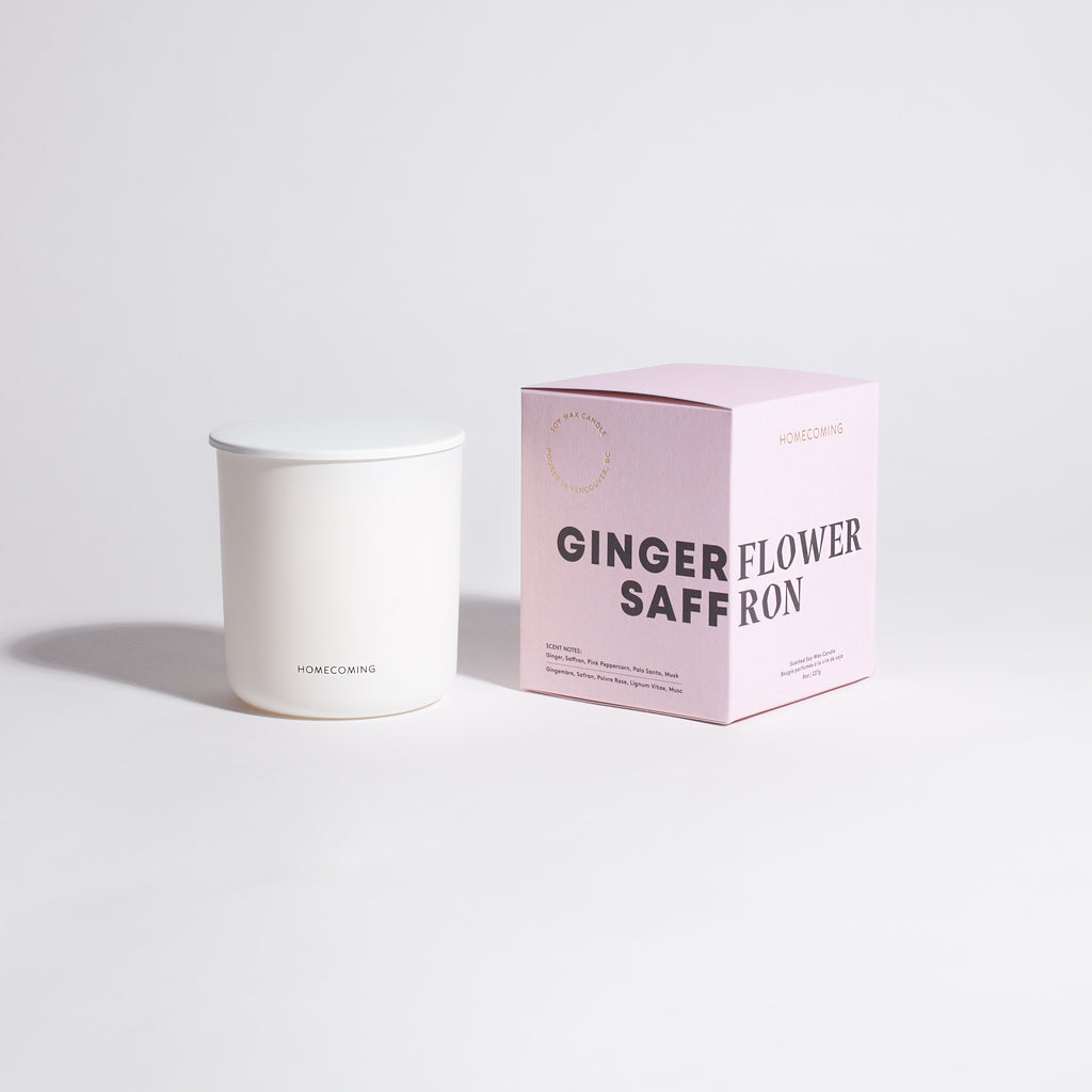 Ginger Flower Saffron Candle