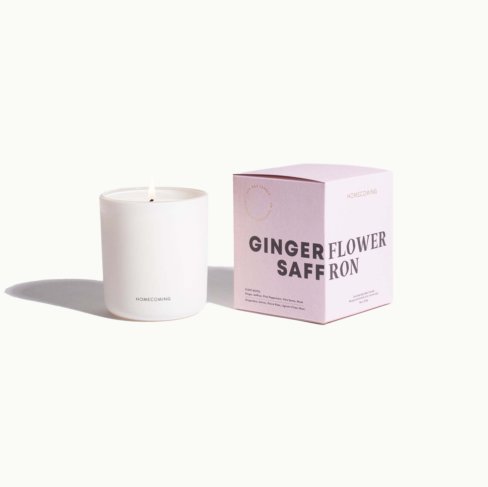 Ginger Flower Saffron Candle