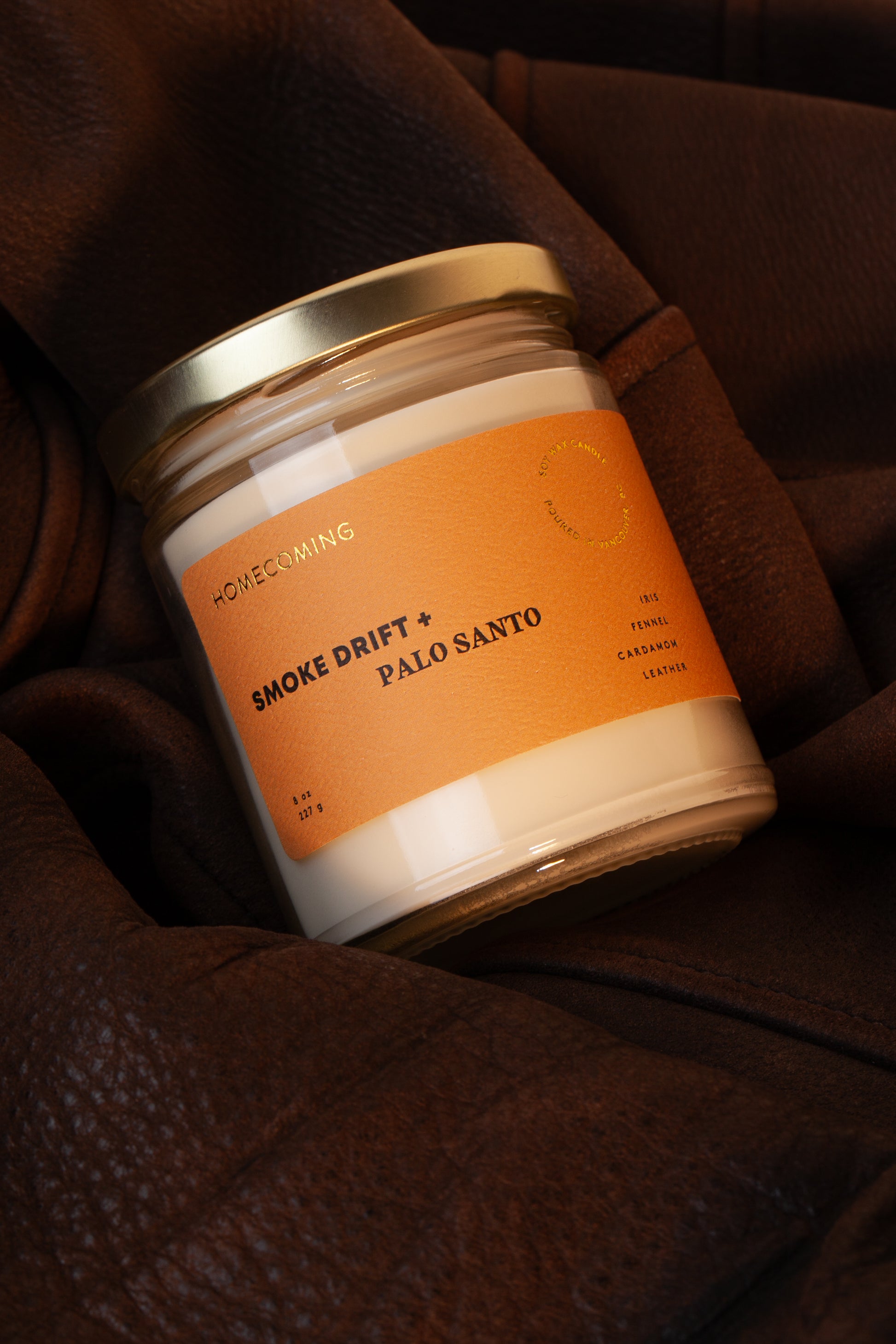 Smoke Drift + Palo Santo Candle