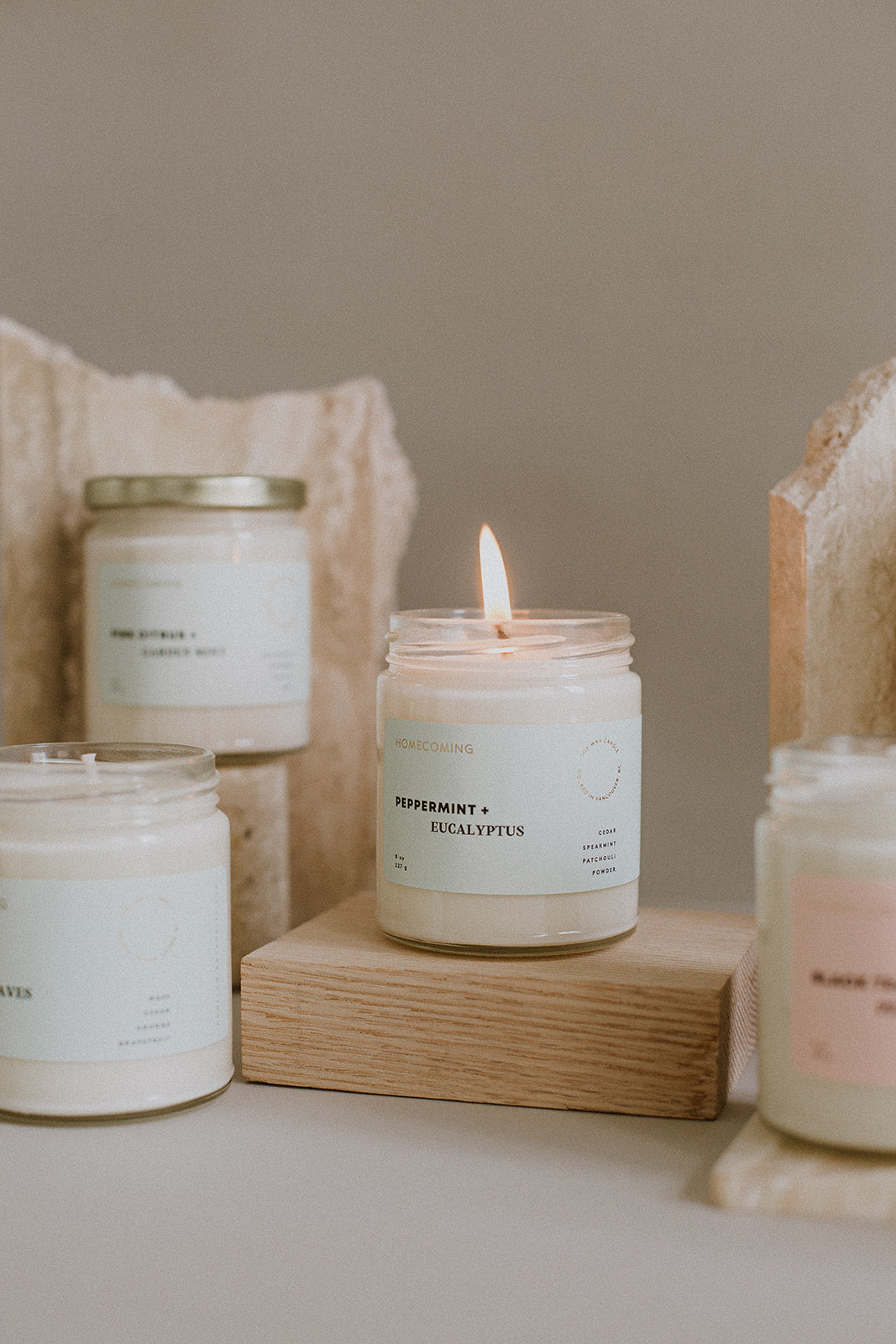 Peppermint + Eucalyptus Candle