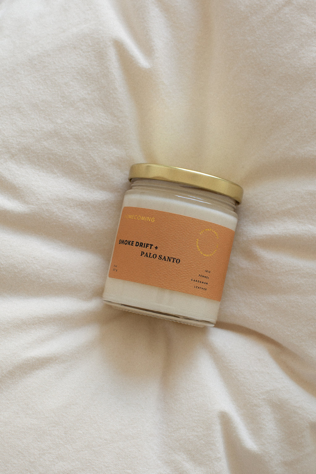 Smoke Drift + Palo Santo Candle