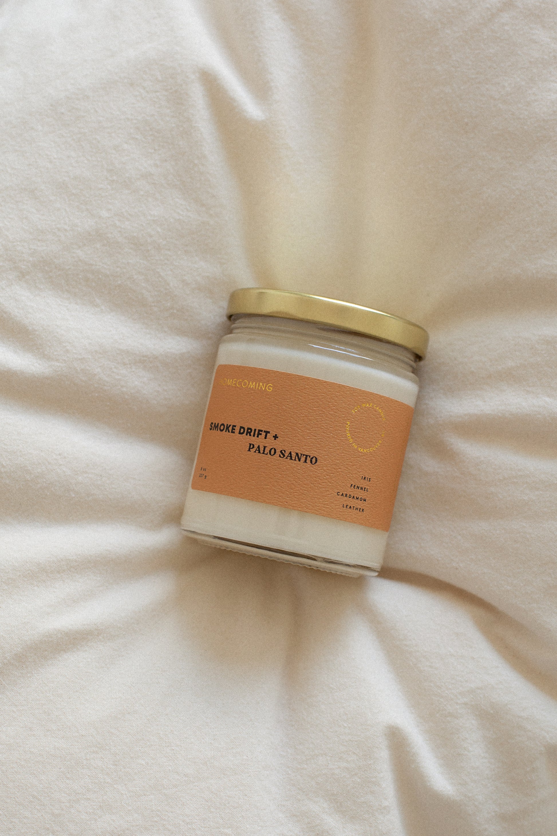 Smoke Drift + Palo Santo Candle