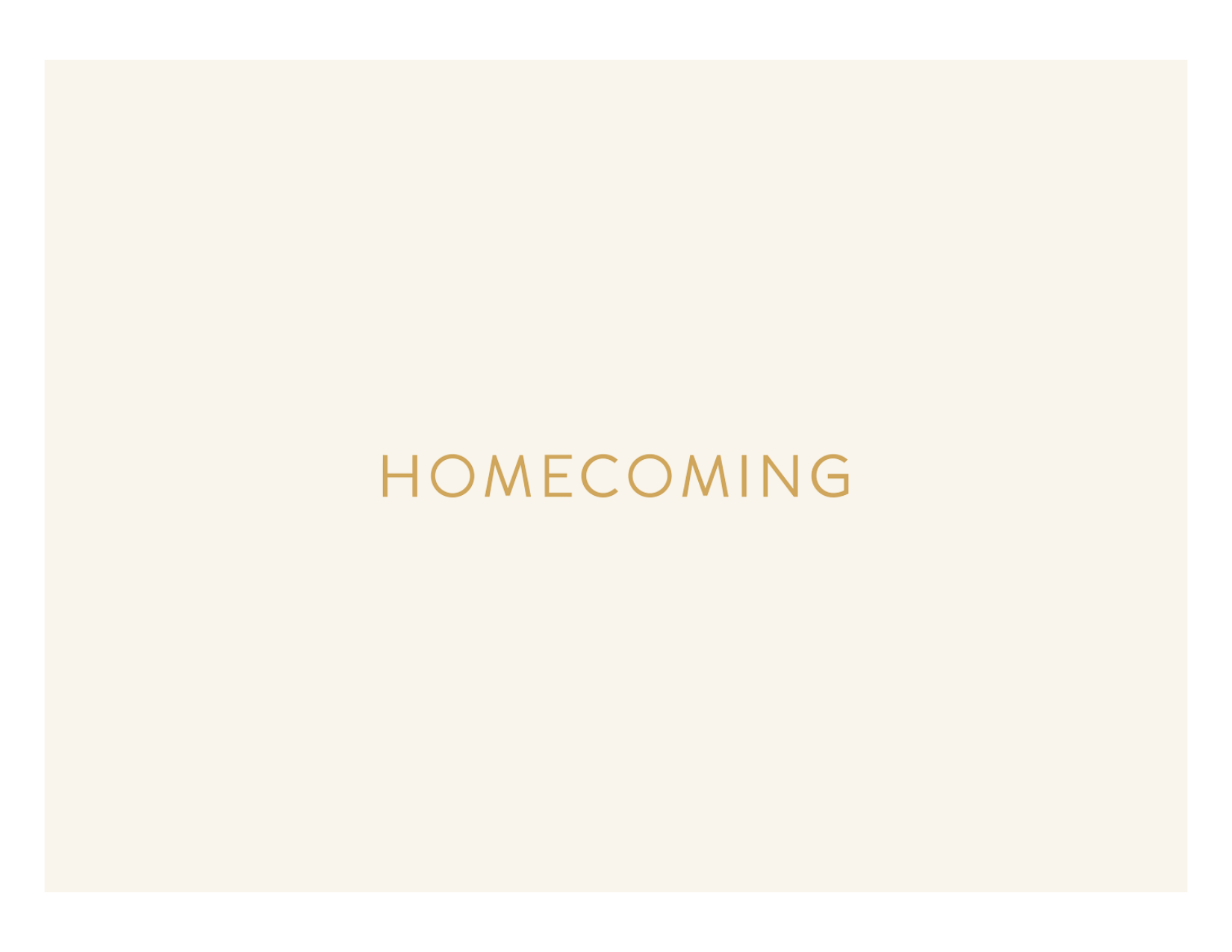 Homecoming Gift Card