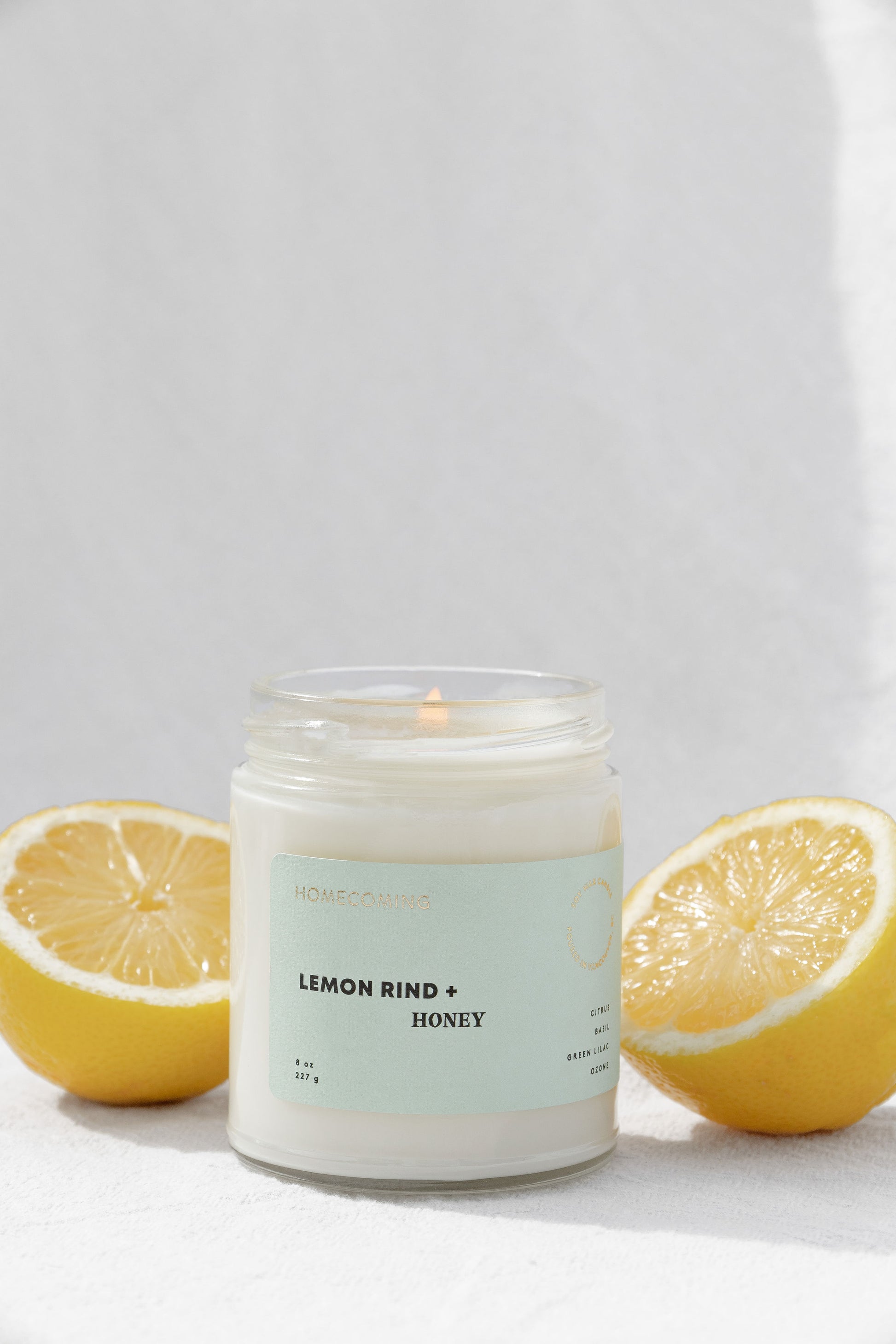 Lemon Rind + Honey Candle