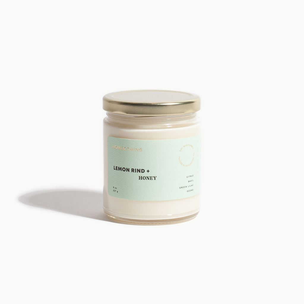 Lemon Rind + Honey Candle
