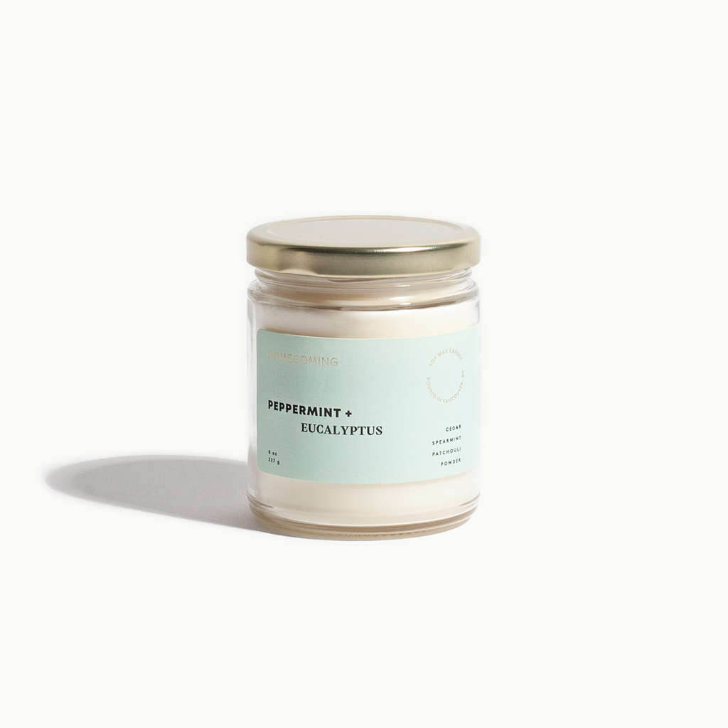 Peppermint + Eucalyptus Candle