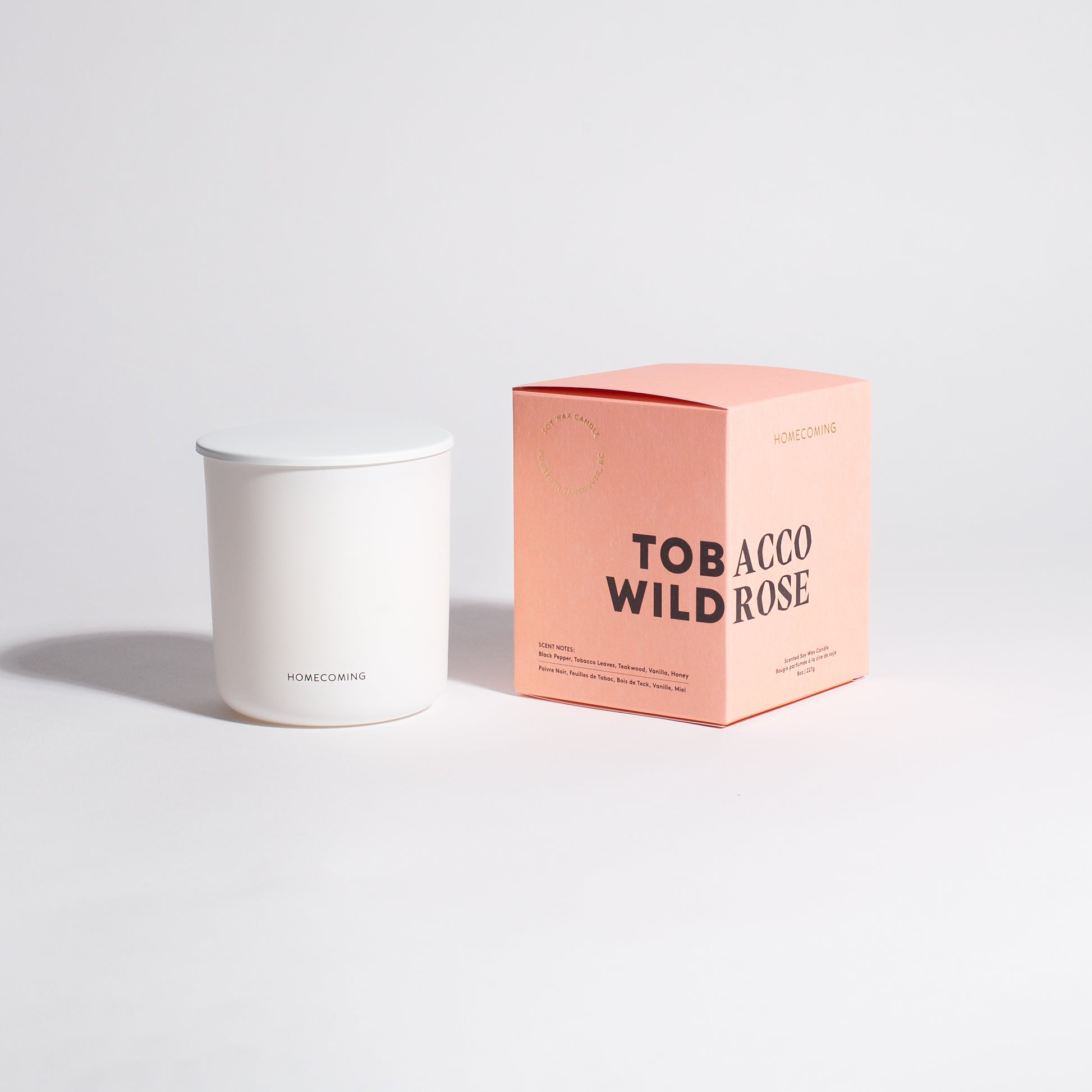 Tobacco Wild Rose Candle