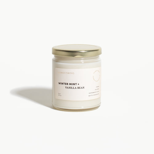 Winter Mint + Vanilla Bean Candle